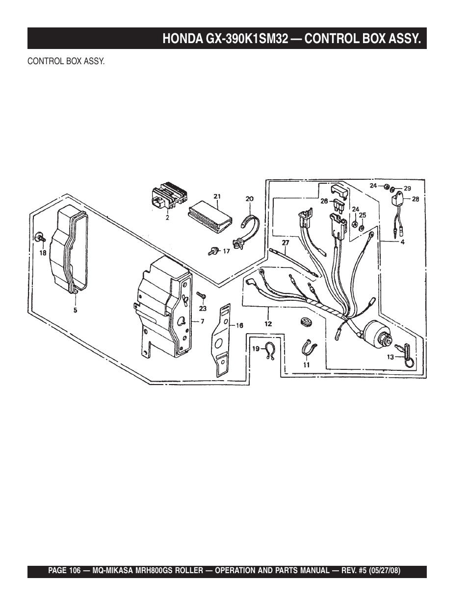 Multiquip MRH800GS User Manual | Page 106 / 112
