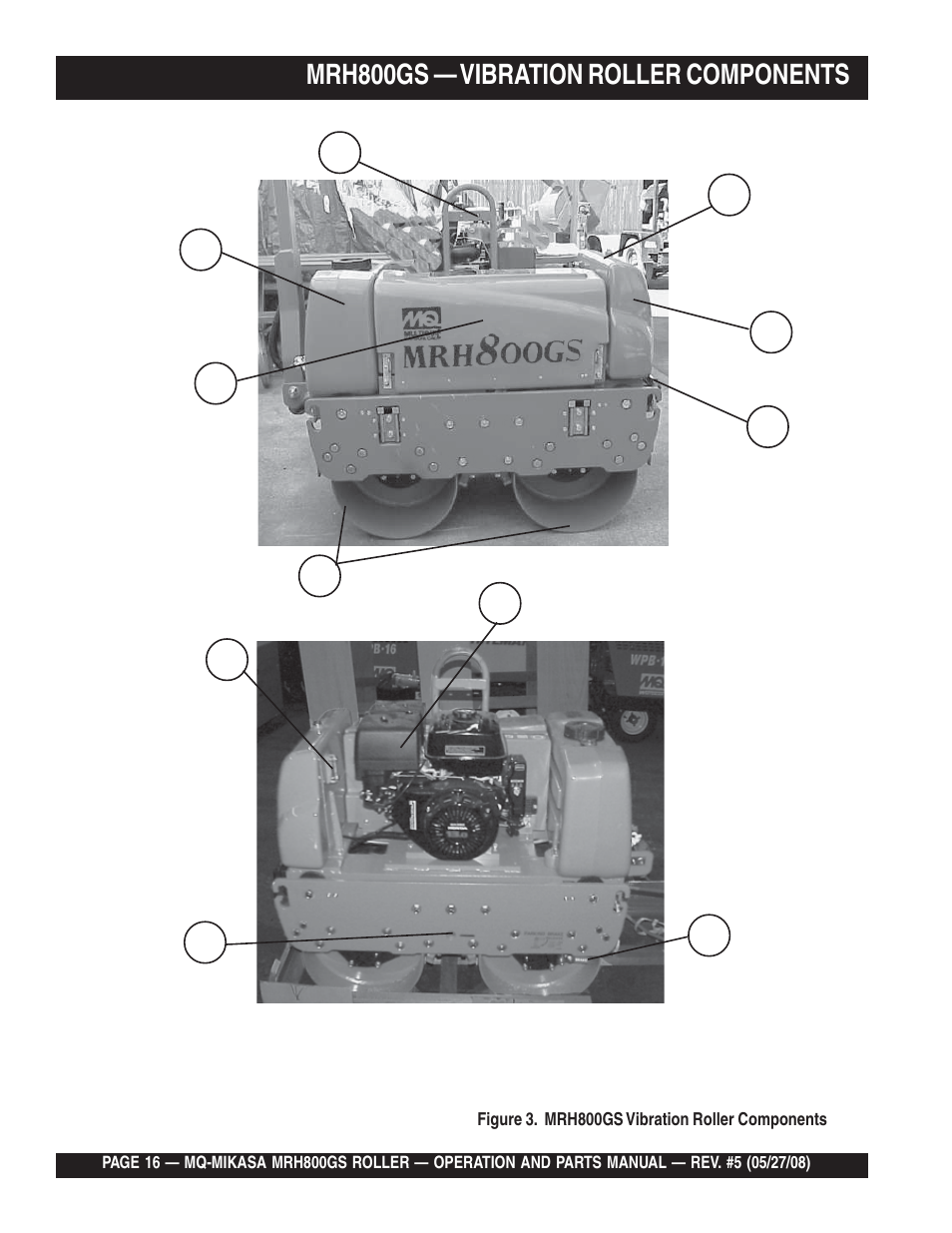 Multiquip MRH800GS User Manual | Page 16 / 112