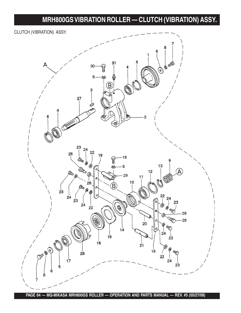 Multiquip MRH800GS User Manual | Page 64 / 112