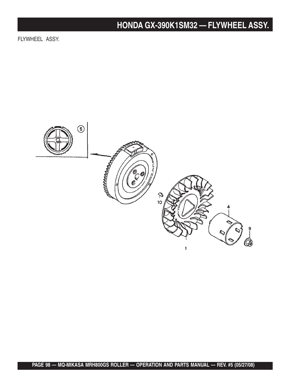Multiquip MRH800GS User Manual | Page 98 / 112