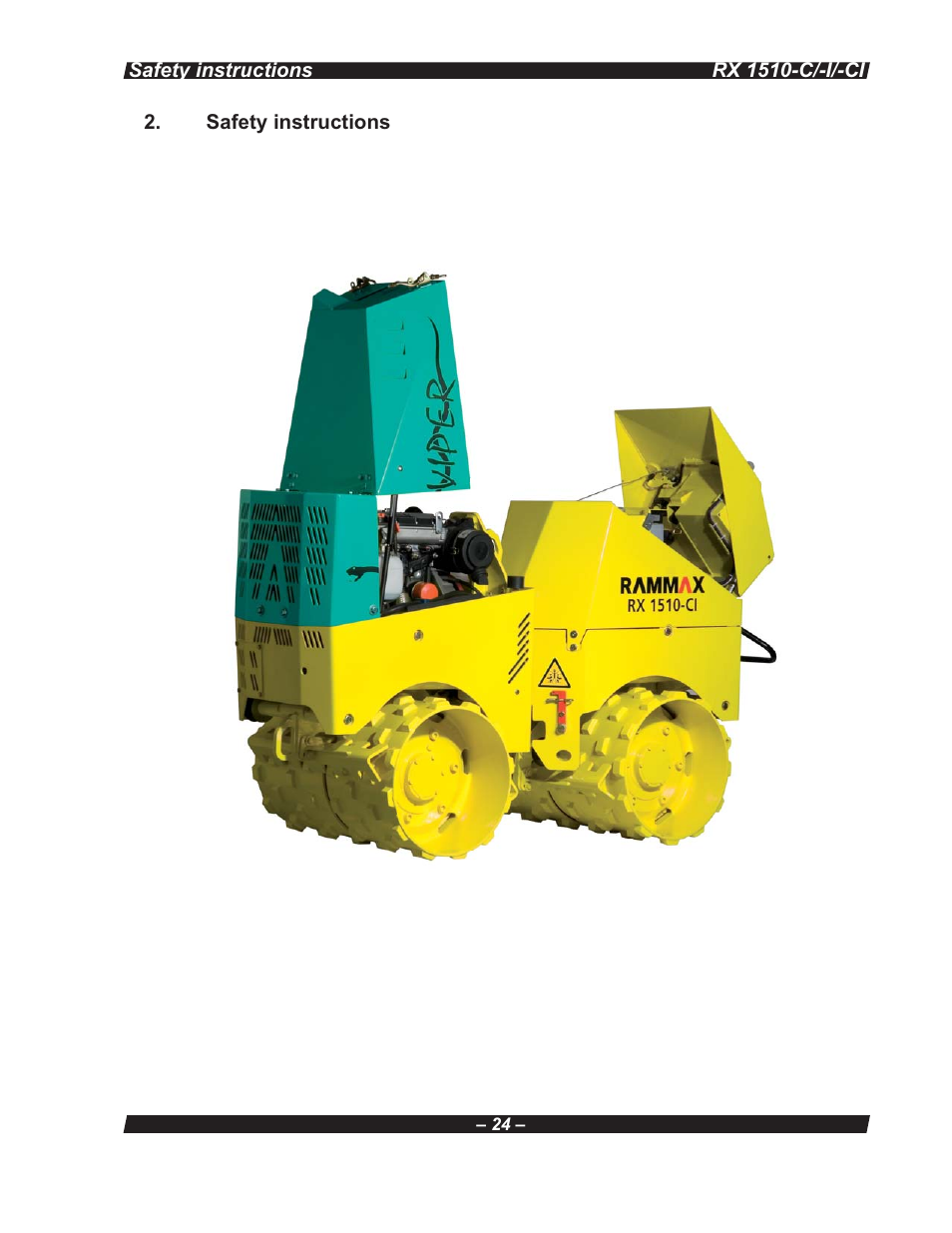 Multiquip RX 1510-C/-I/-CI User Manual | Page 24 / 101
