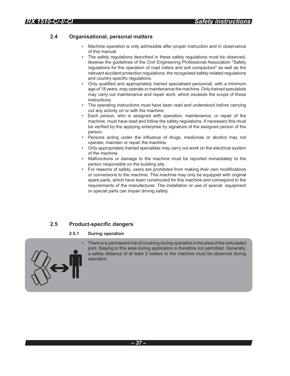 Multiquip RX 1510-C/-I/-CI User Manual | Page 37 / 101