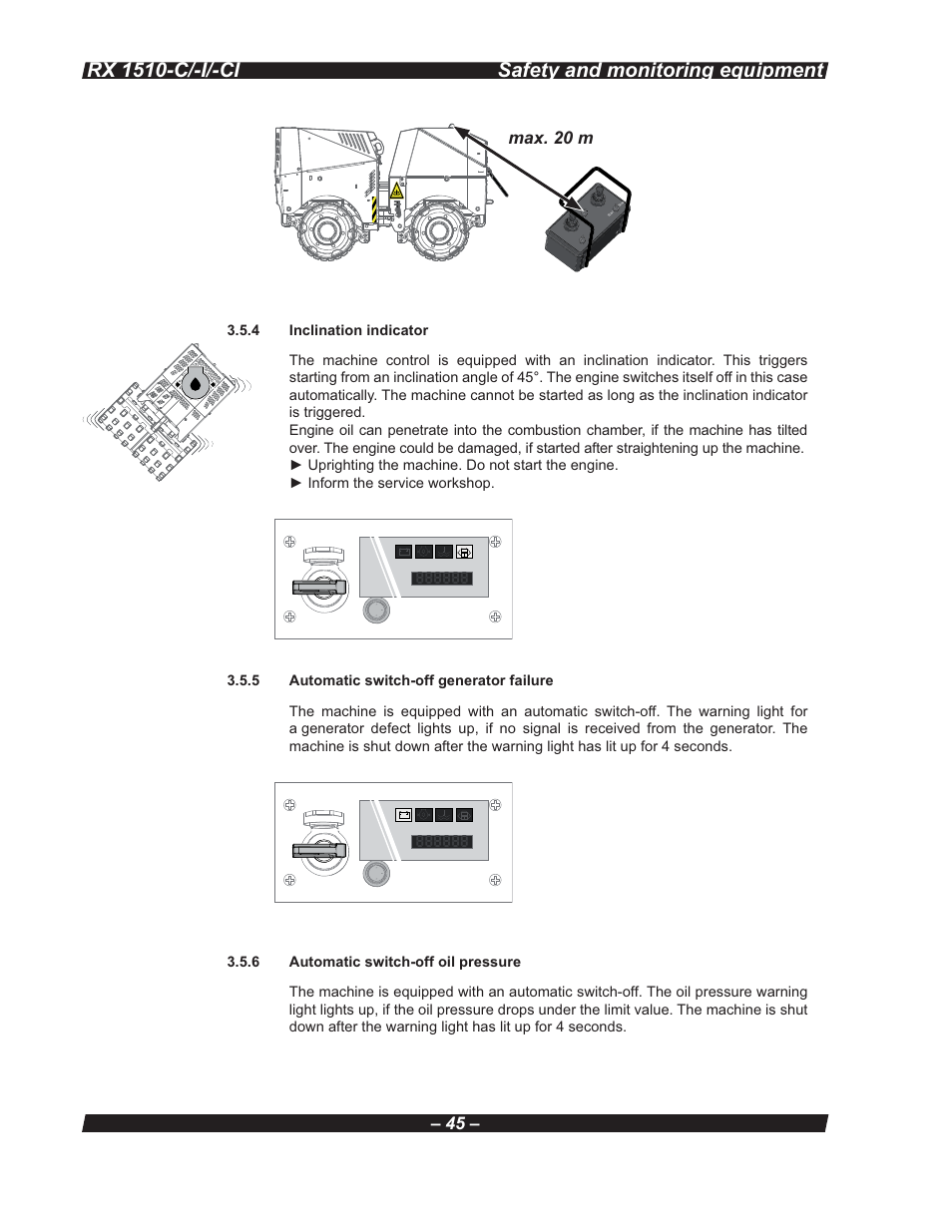 Multiquip RX 1510-C/-I/-CI User Manual | Page 45 / 101
