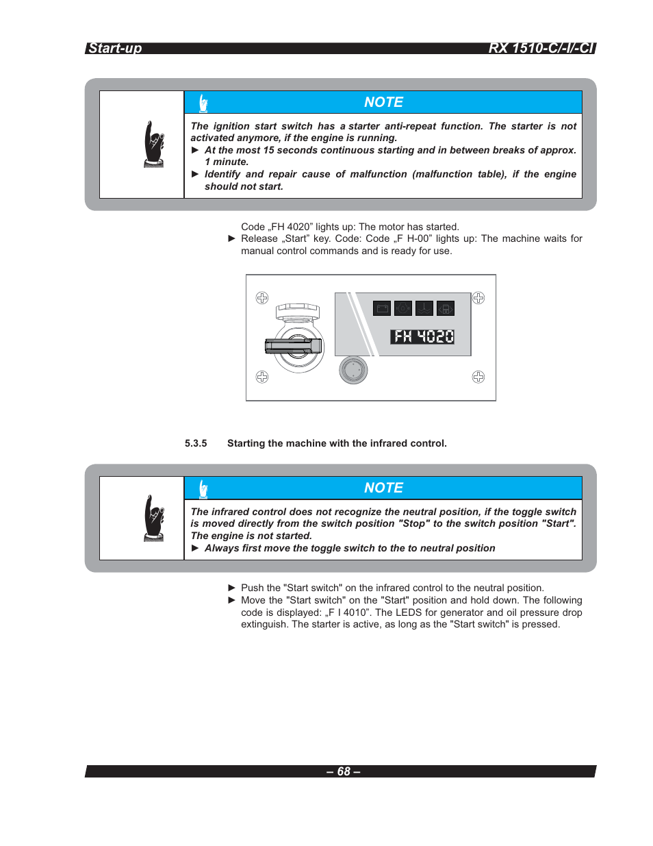 Multiquip RX 1510-C/-I/-CI User Manual | Page 68 / 101