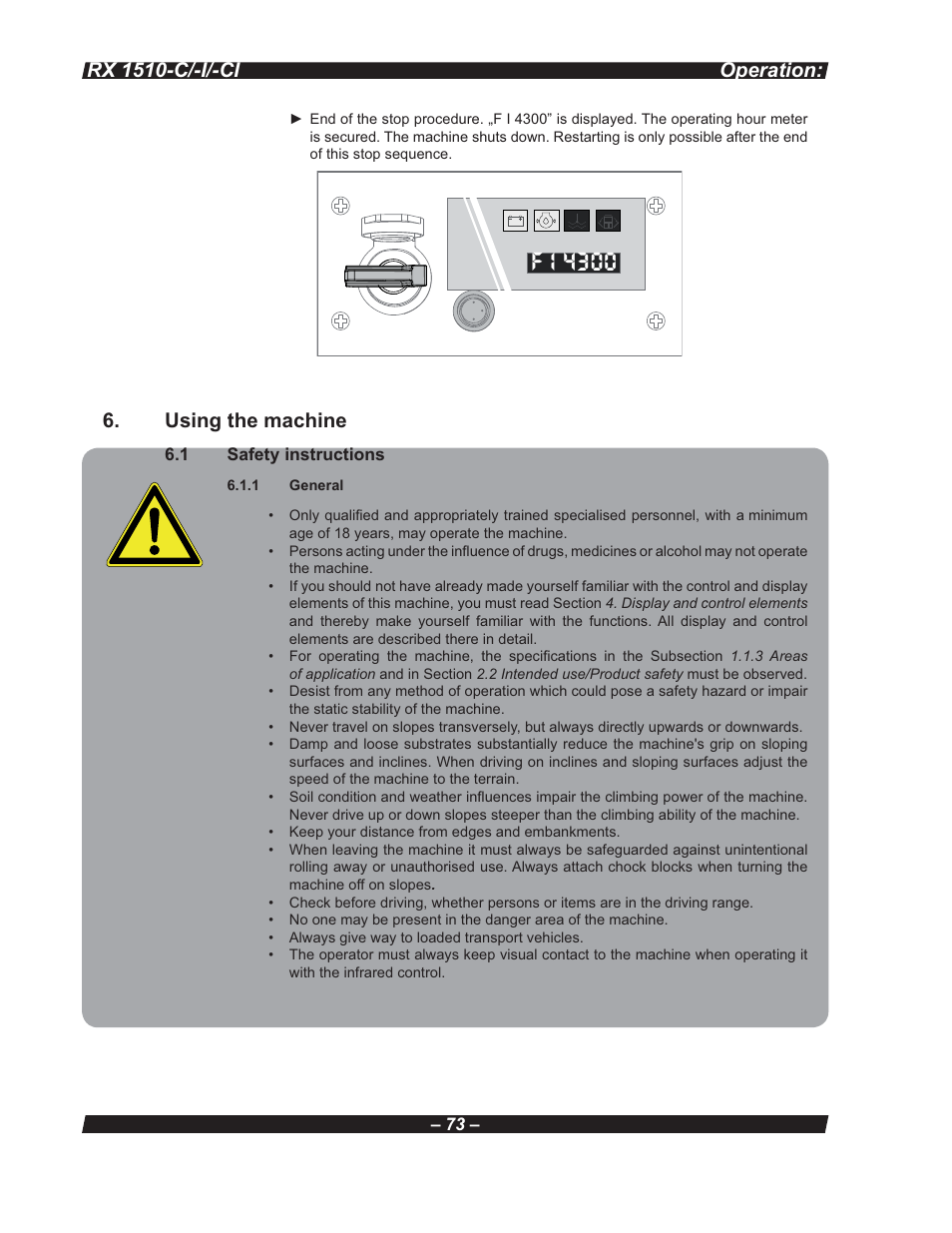 Multiquip RX 1510-C/-I/-CI User Manual | Page 73 / 101
