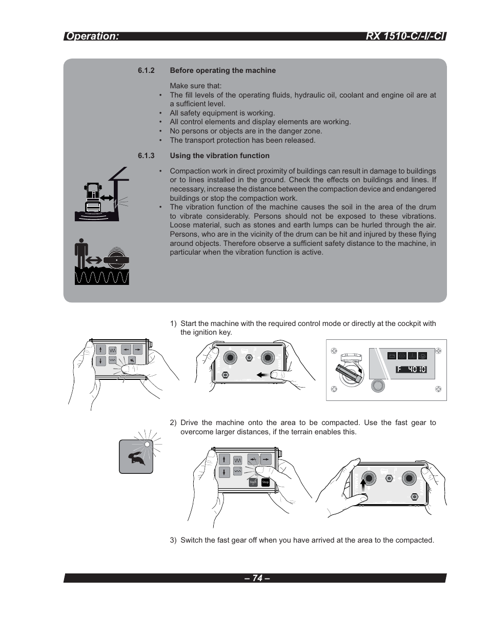 Multiquip RX 1510-C/-I/-CI User Manual | Page 74 / 101