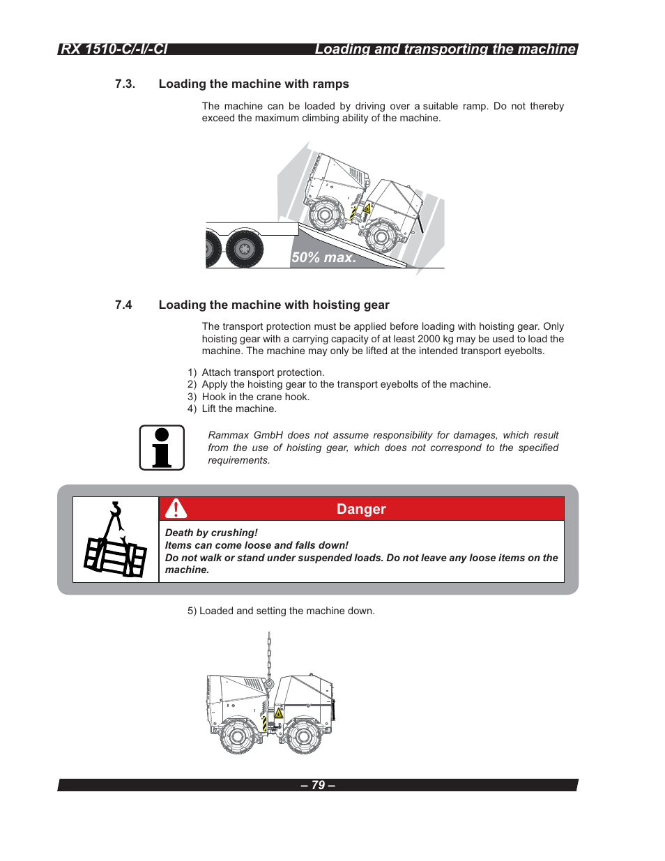 Multiquip RX 1510-C/-I/-CI User Manual | Page 79 / 101