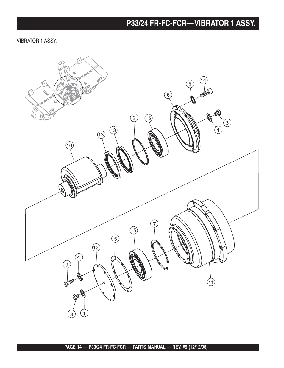Multiquip P33/24 FR/FC/FCR User Manual | Page 14 / 54