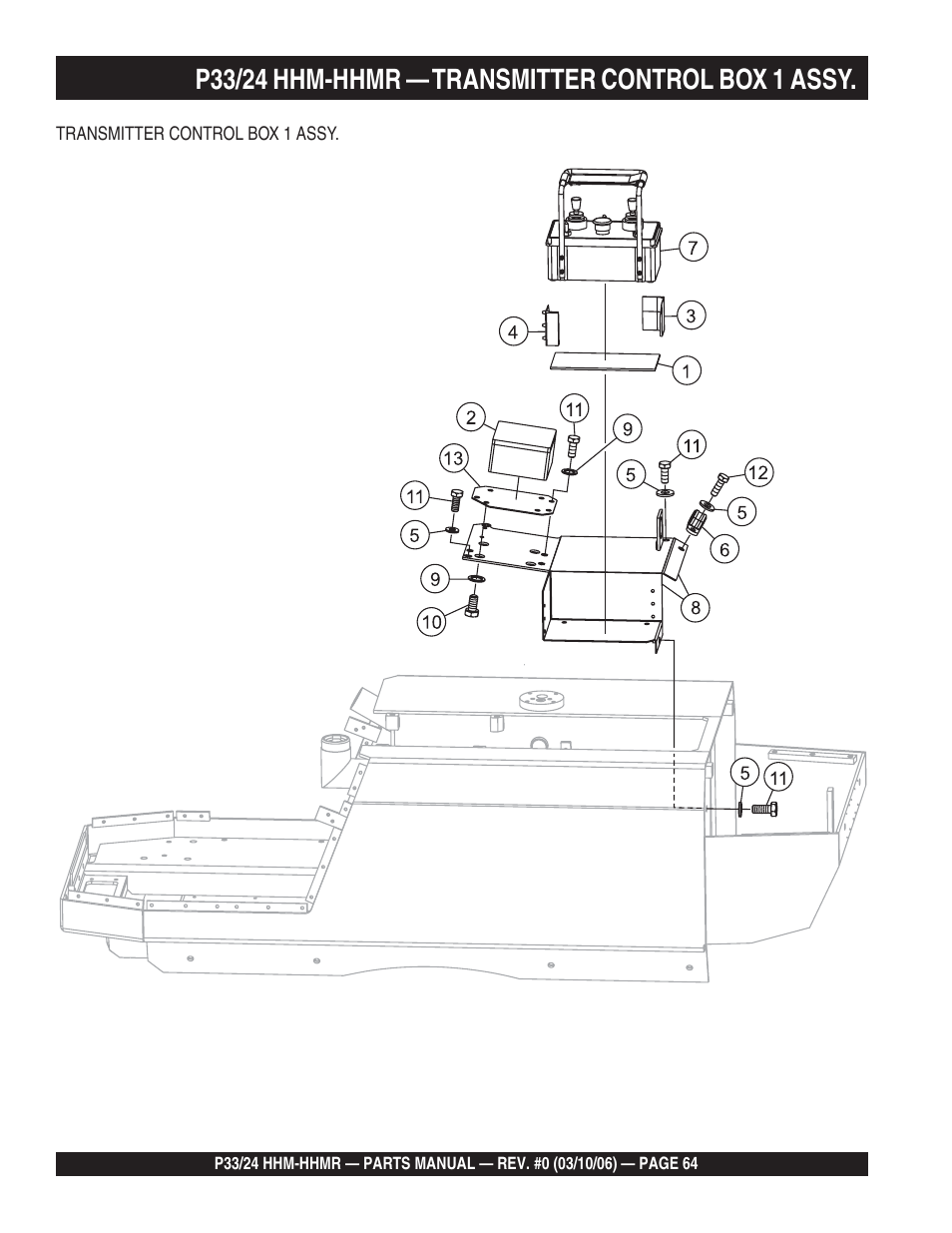Multiquip P33/24 HHM/HHMR/HHMR-BD User Manual | Page 64 / 96