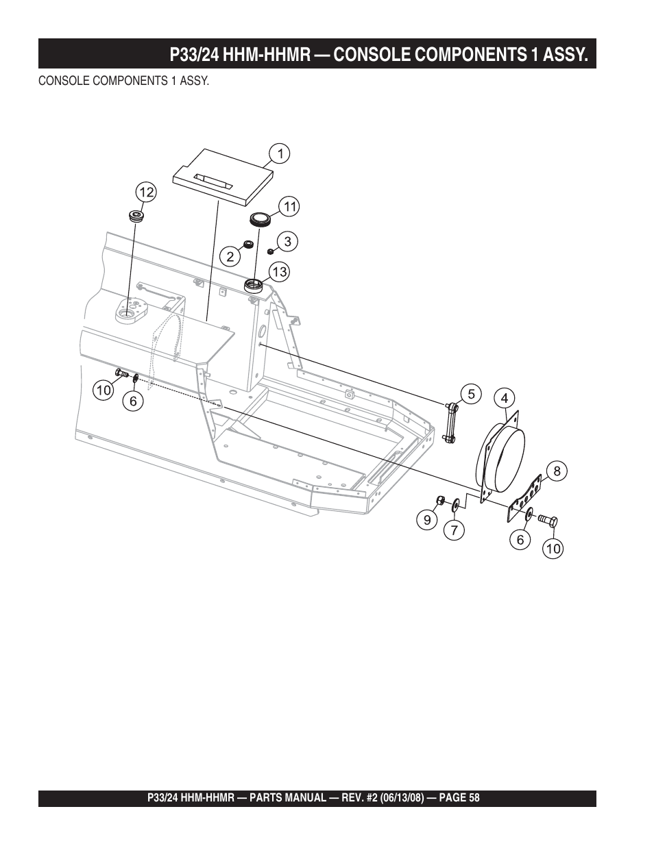Multiquip P33/24 HHM/HHMR User Manual | Page 58 / 88