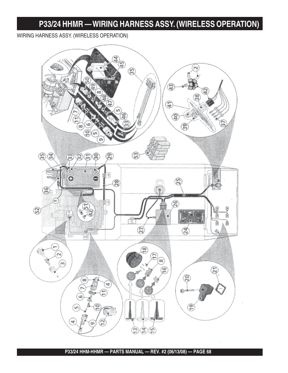 Multiquip P33/24 HHM/HHMR User Manual | Page 68 / 88