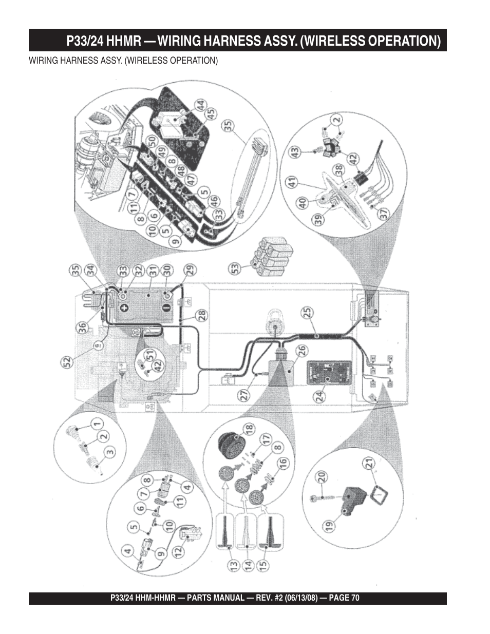 Multiquip P33/24 HHM/HHMR User Manual | Page 70 / 88