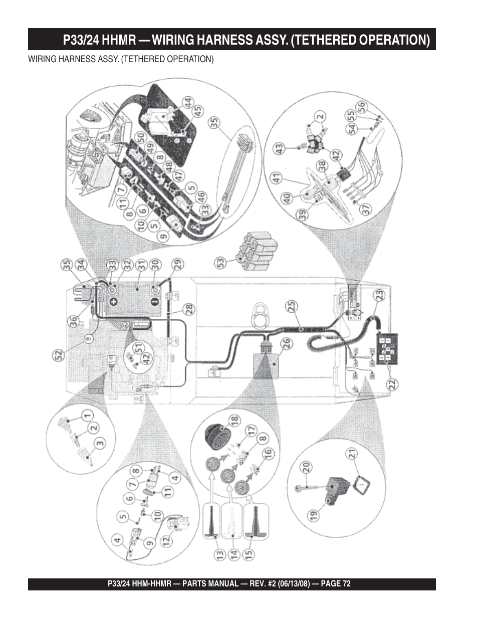 Multiquip P33/24 HHM/HHMR User Manual | Page 72 / 88