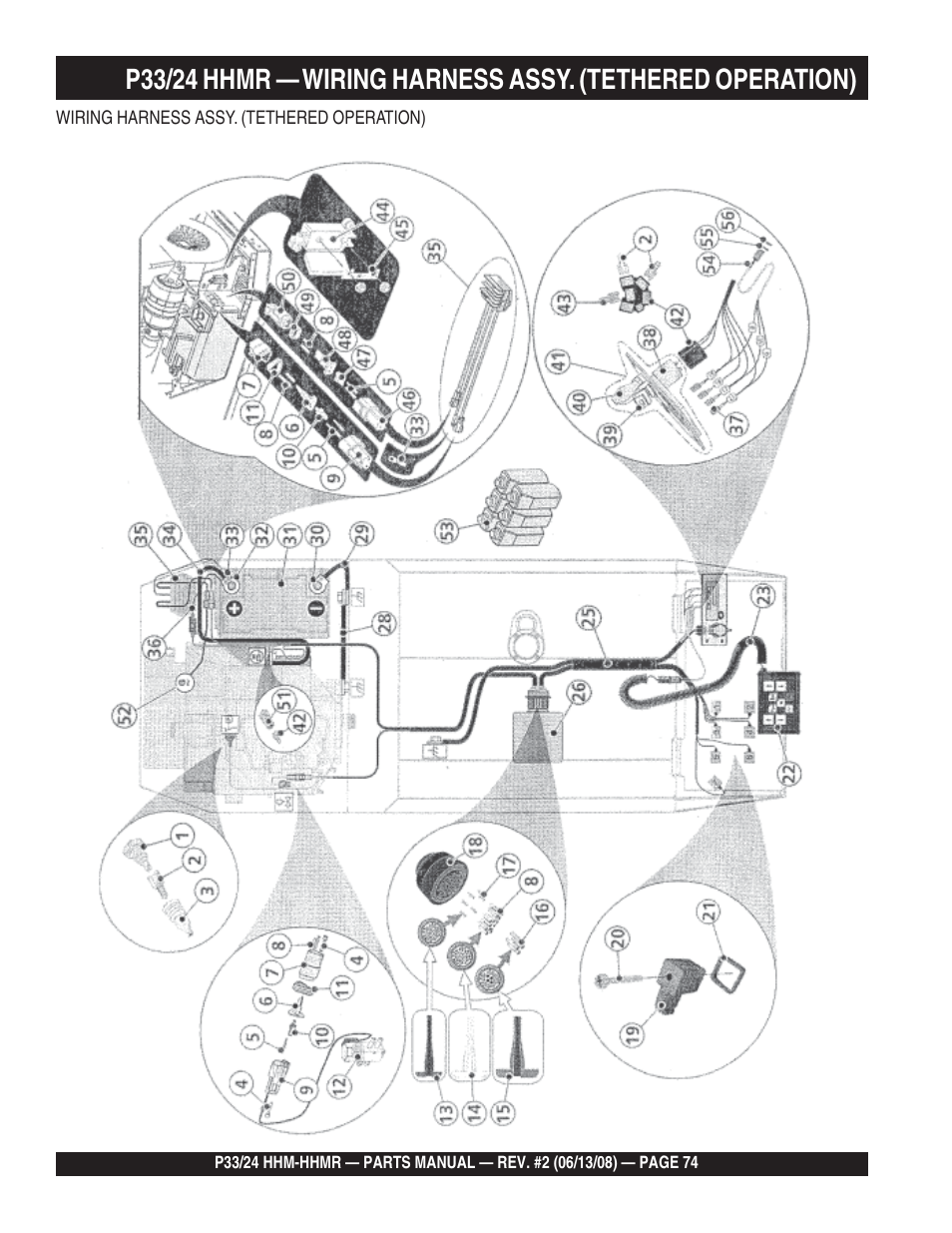 Multiquip P33/24 HHM/HHMR User Manual | Page 74 / 88