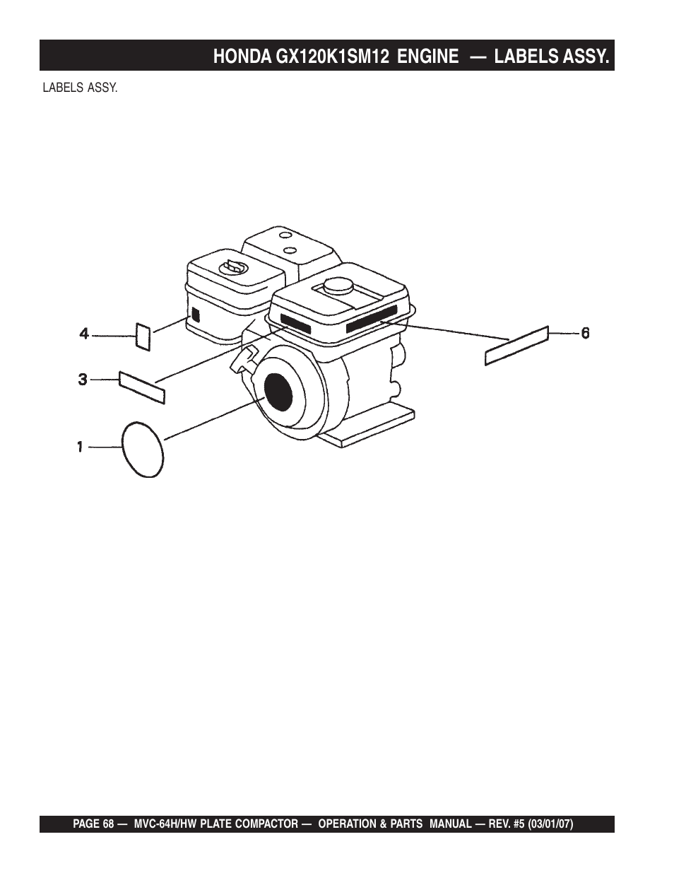 Multiquip MVC64H/HW User Manual | Page 68 / 72