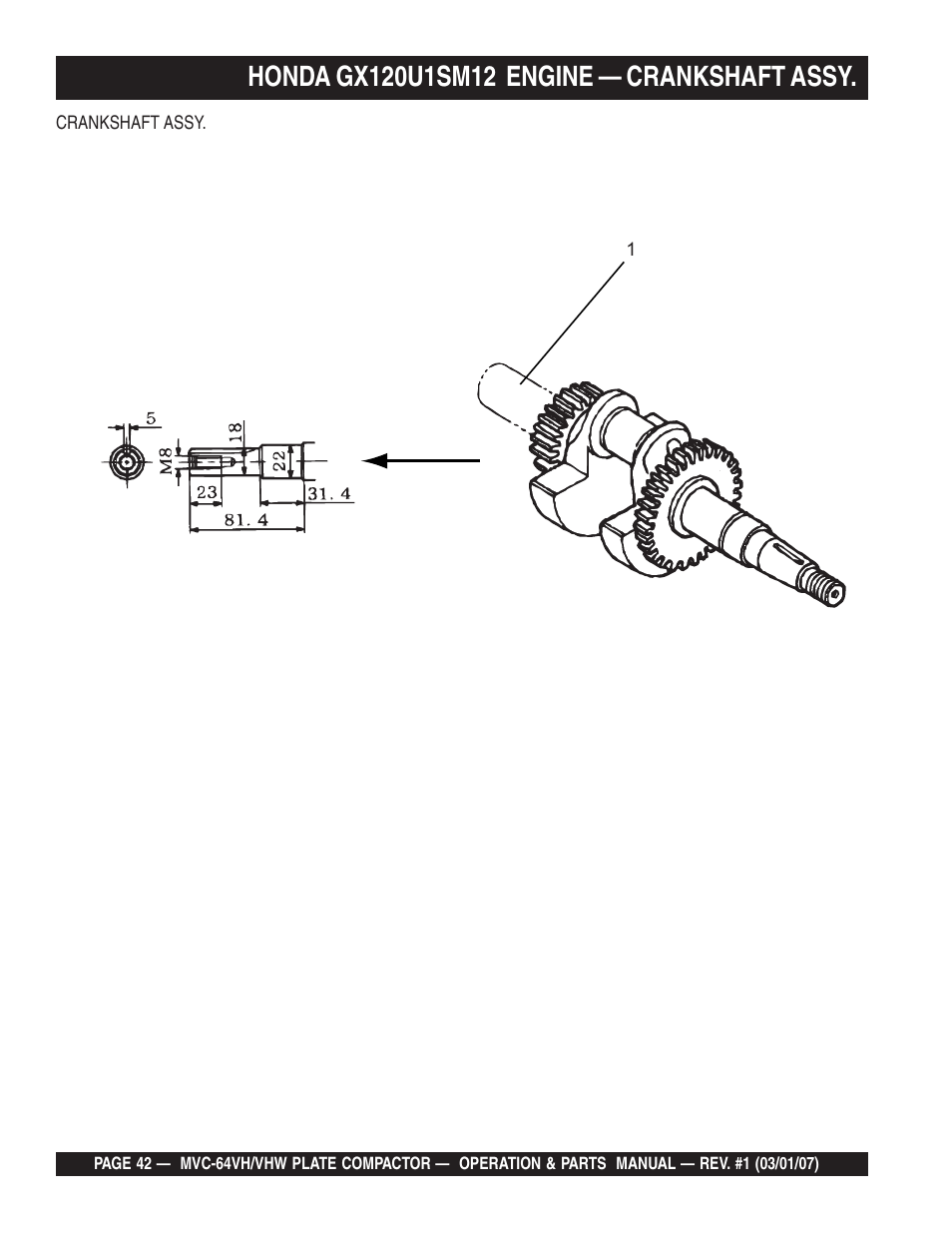 Multiquip MVC64VH/VHW User Manual | Page 42 / 70