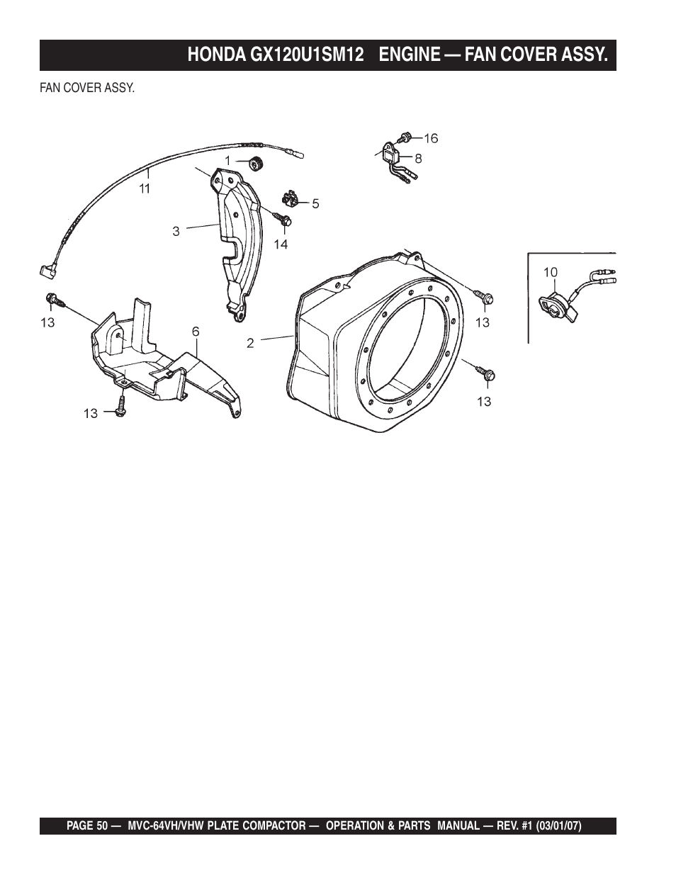 Multiquip MVC64VH/VHW User Manual | Page 50 / 70