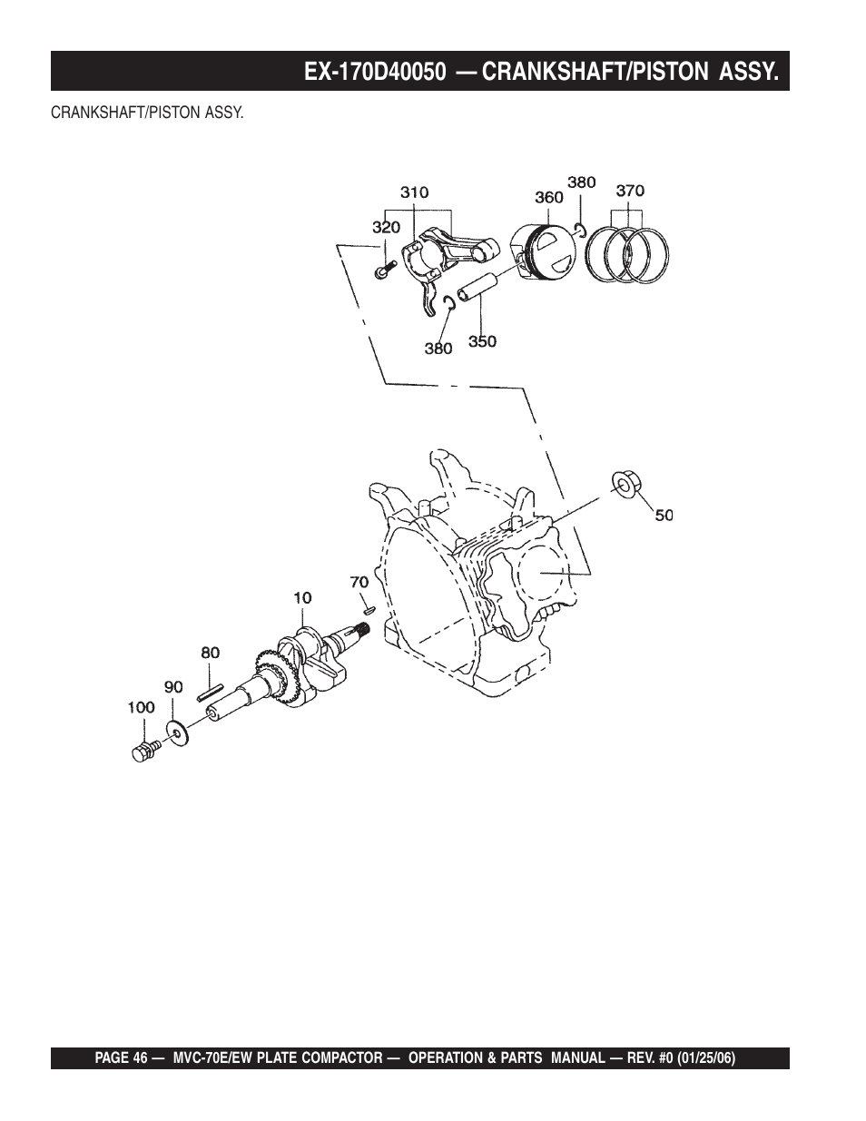 Multiquip MVC70E/EW User Manual | Page 46 / 62