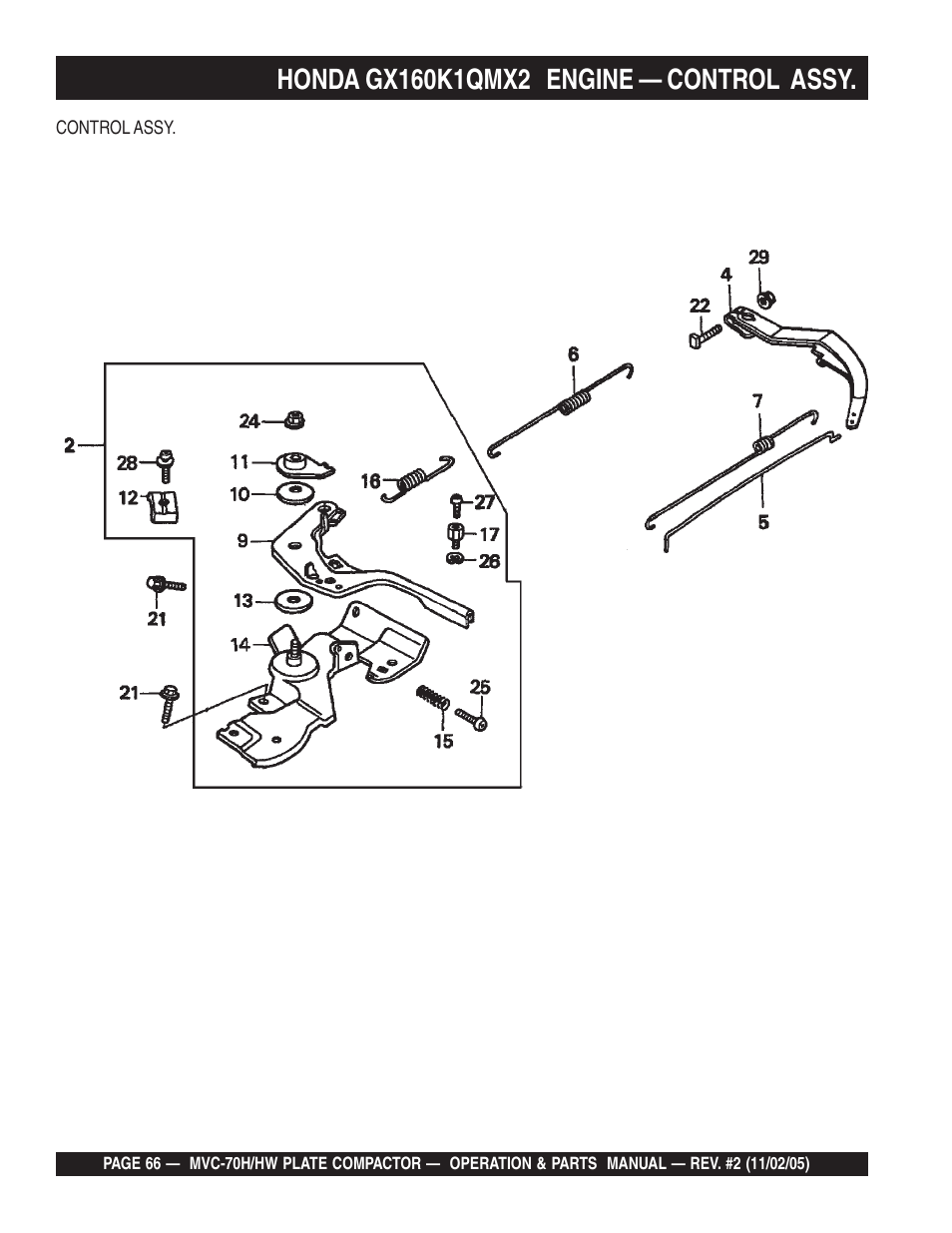 Multiquip MVC70H/HW User Manual | Page 66 / 74