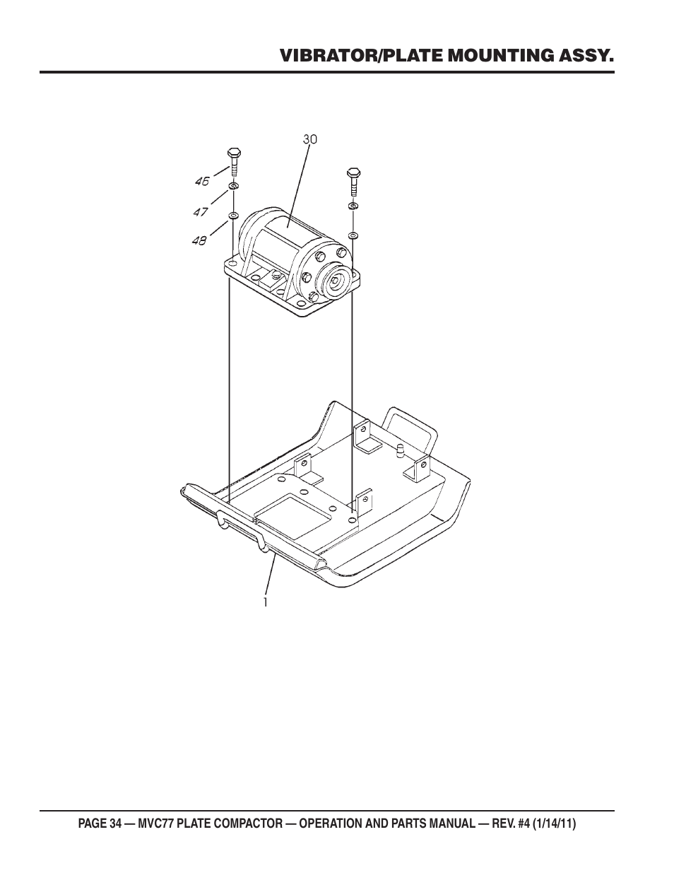 Multiquip MVC77 User Manual | Page 34 / 72