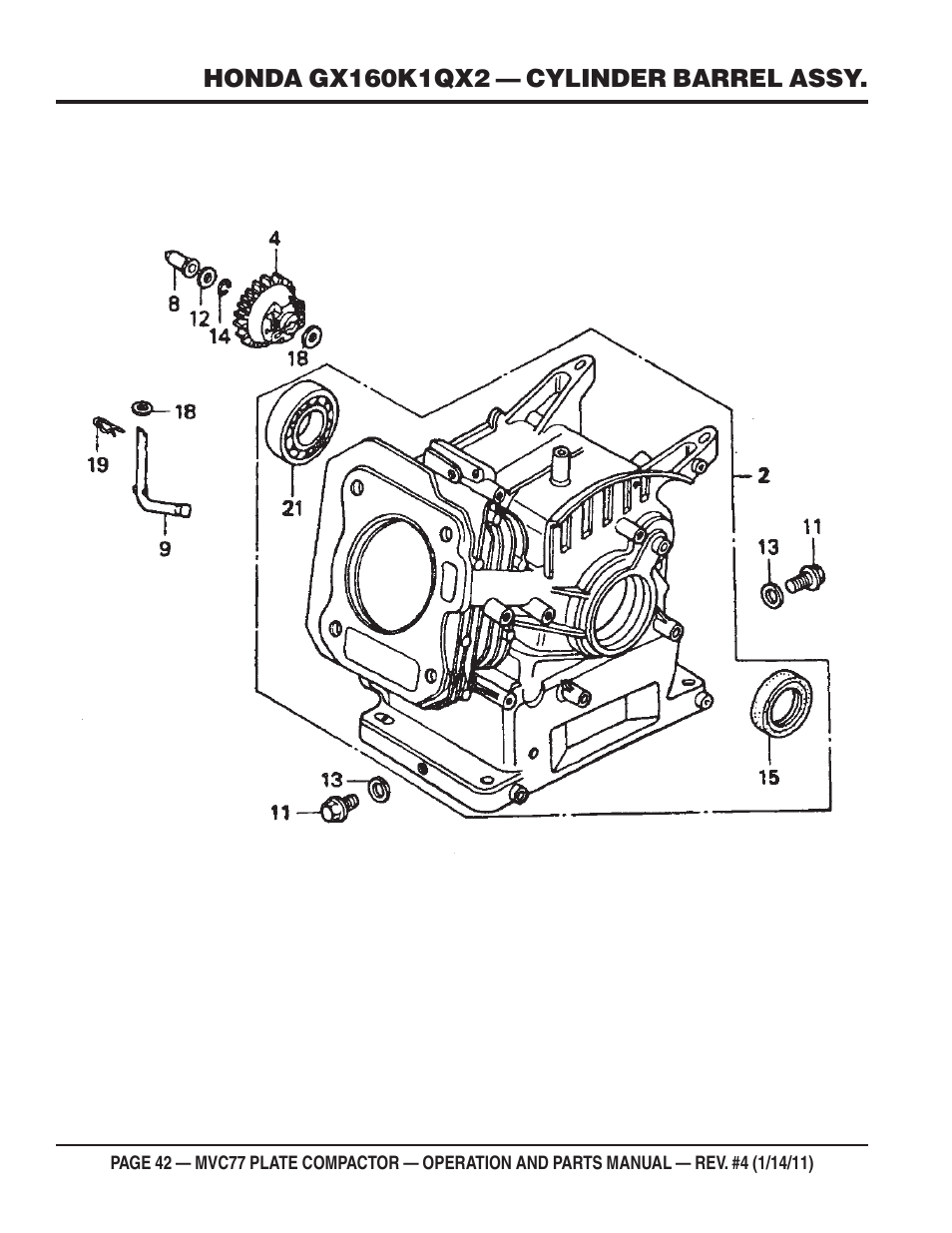 Multiquip MVC77 User Manual | Page 42 / 72