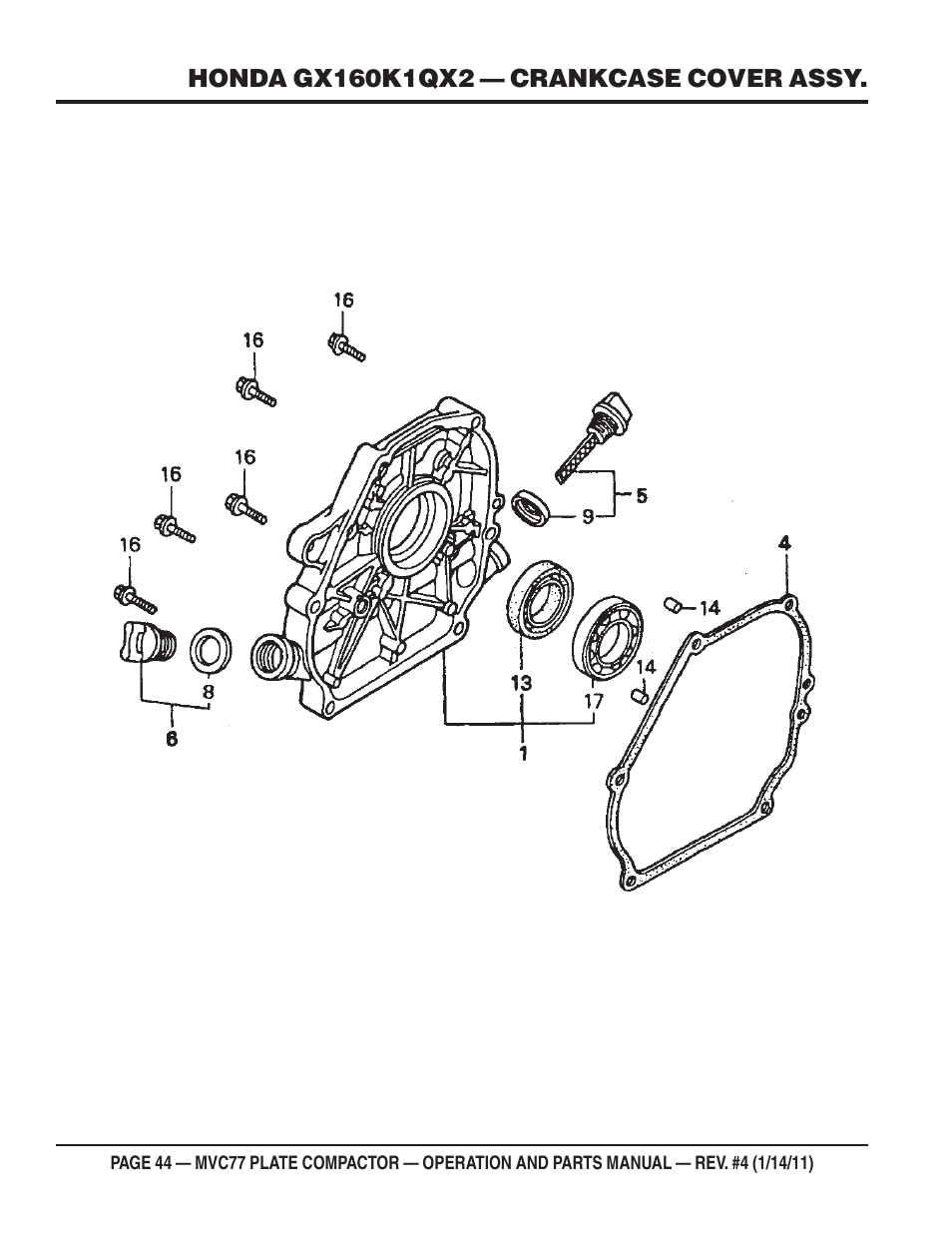 Multiquip MVC77 User Manual | Page 44 / 72