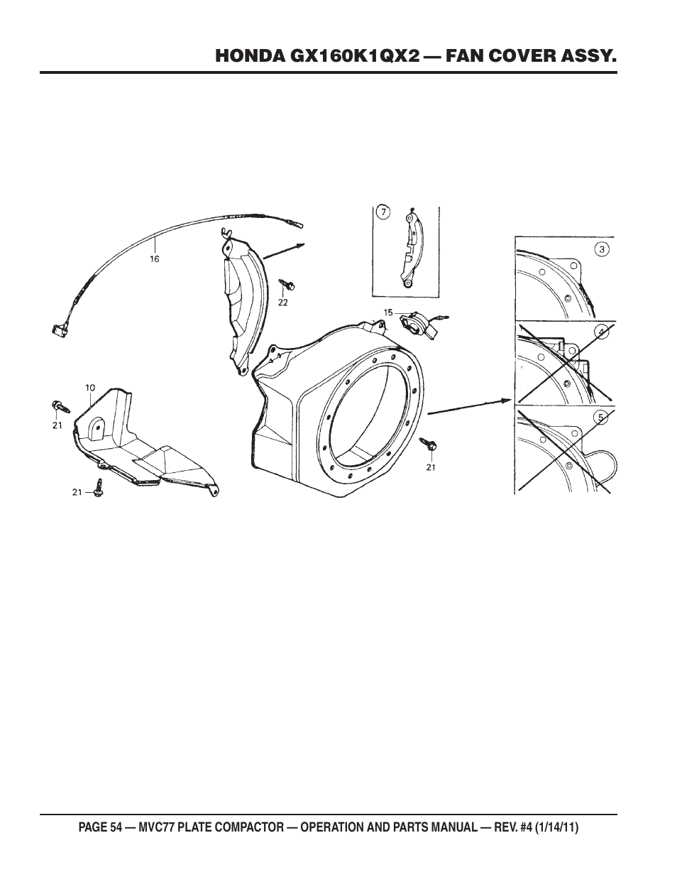 Multiquip MVC77 User Manual | Page 54 / 72