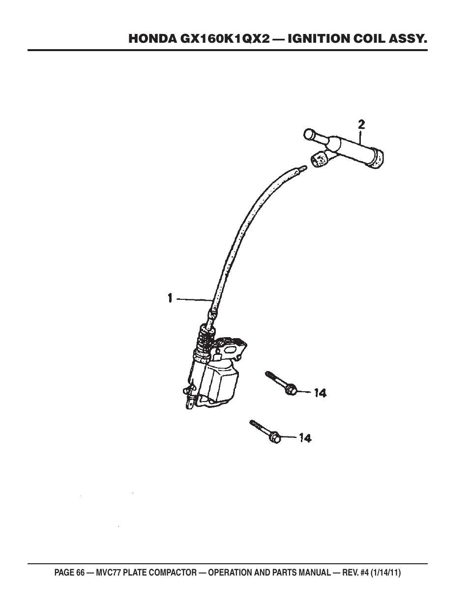 Multiquip MVC77 User Manual | Page 66 / 72