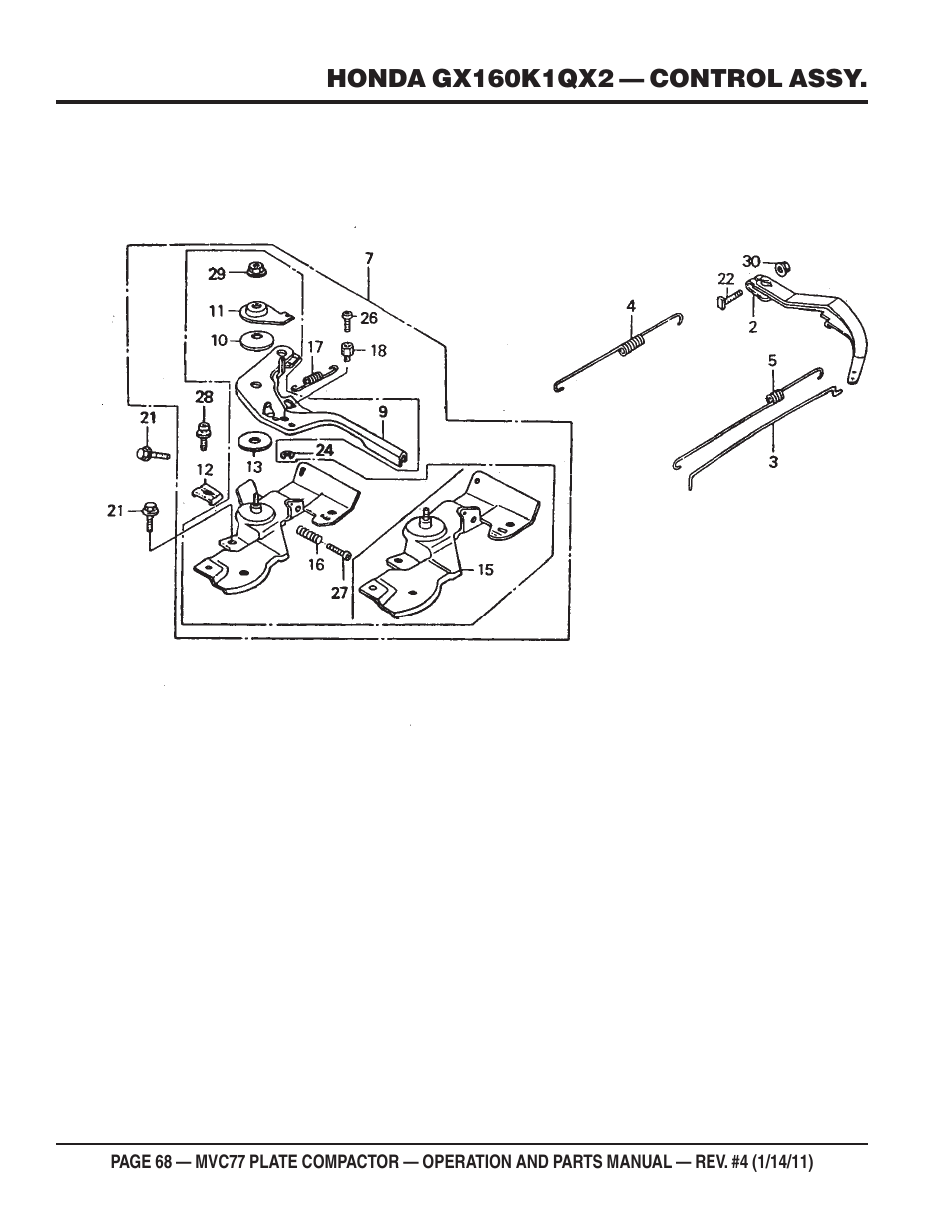 Multiquip MVC77 User Manual | Page 68 / 72