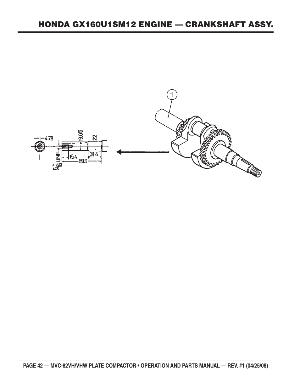 Multiquip MVC82VH/VHW User Manual | Page 42 / 70