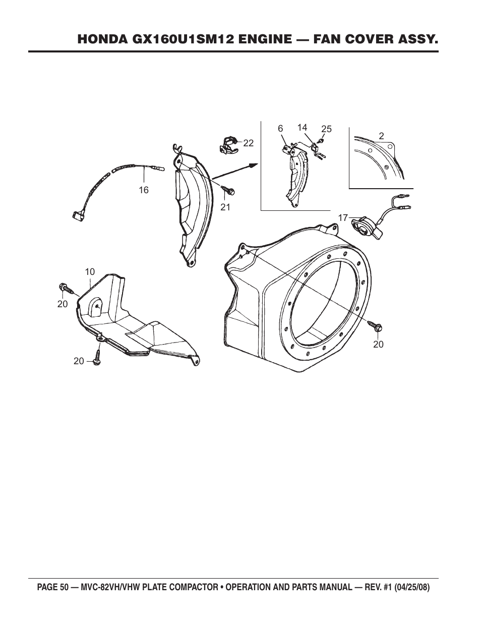 Multiquip MVC82VH/VHW User Manual | Page 50 / 70