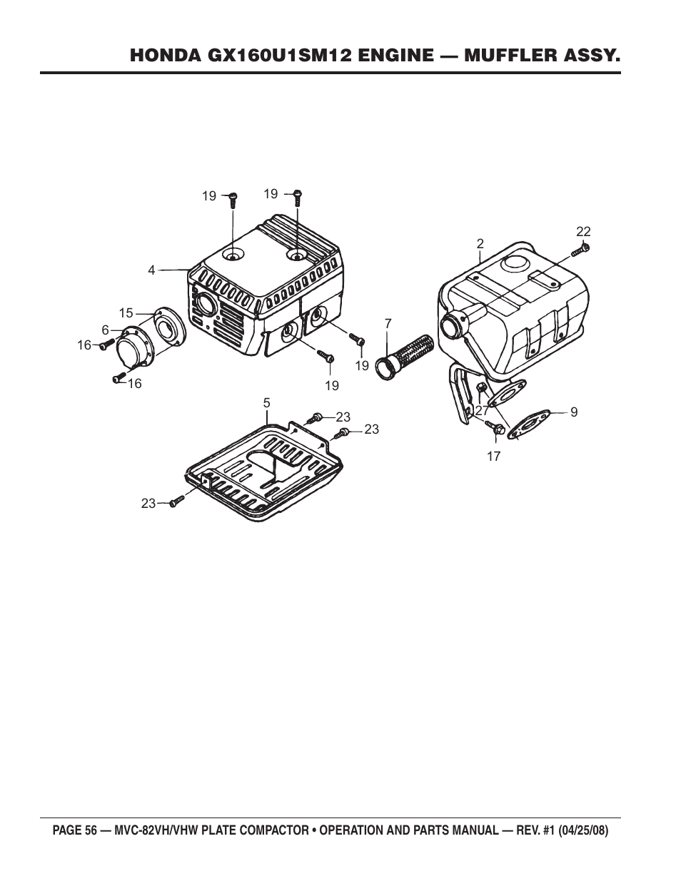 Multiquip MVC82VH/VHW User Manual | Page 56 / 70