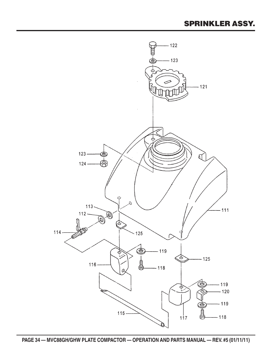 Multiquip MVC88GH/GHW User Manual | Page 34 / 74