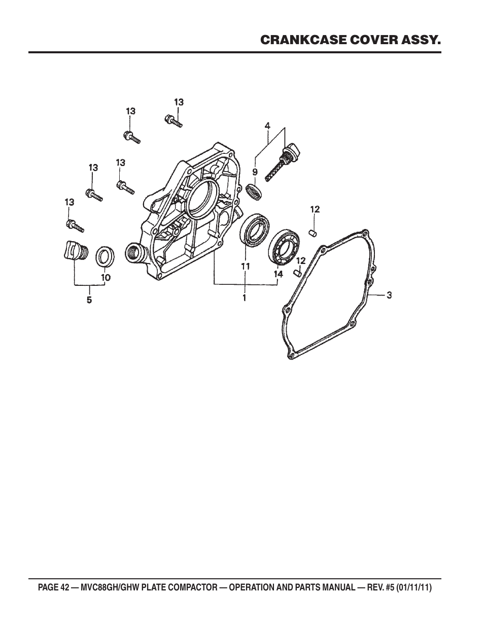 Multiquip MVC88GH/GHW User Manual | Page 42 / 74