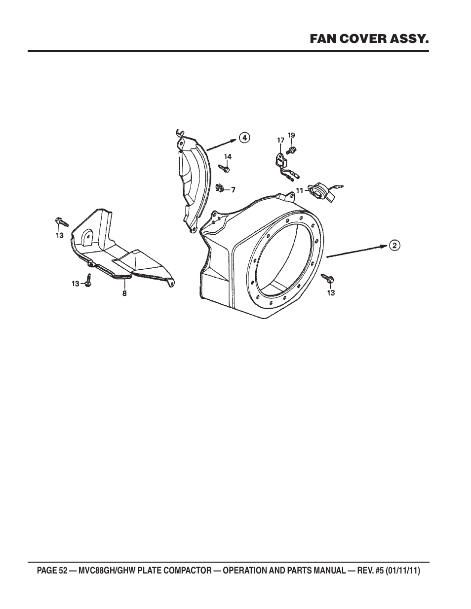 Multiquip MVC88GH/GHW User Manual | Page 52 / 74