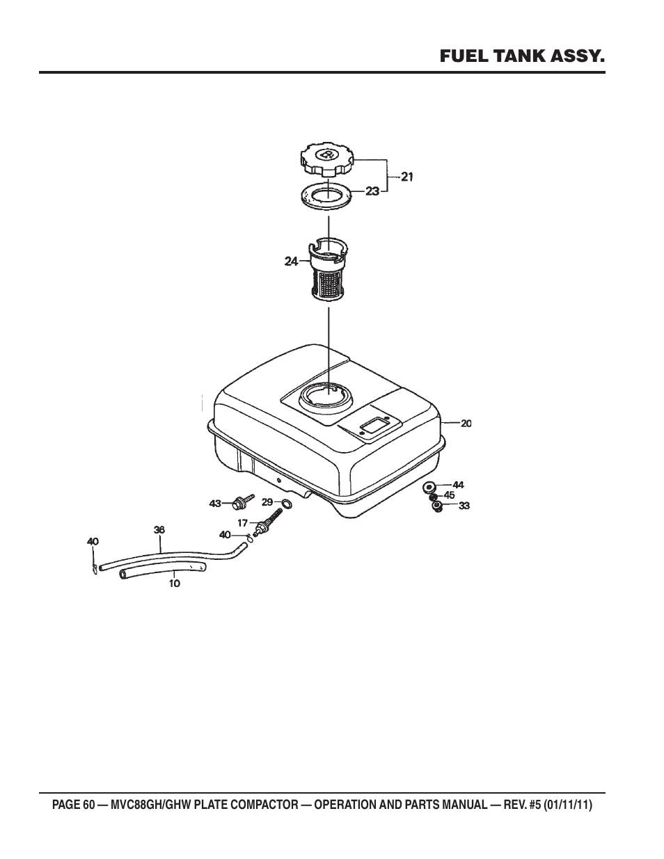 Multiquip MVC88GH/GHW User Manual | Page 60 / 74