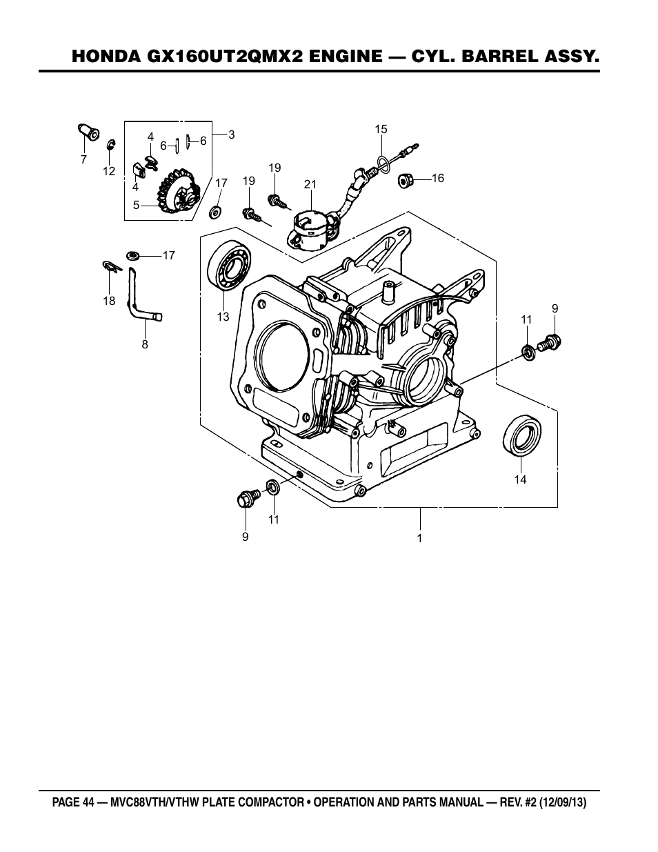Multiquip MVC88VTHW User Manual | Page 44 / 76