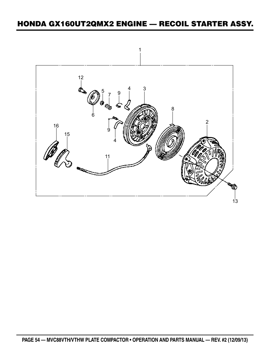 Multiquip MVC88VTHW User Manual | Page 54 / 76