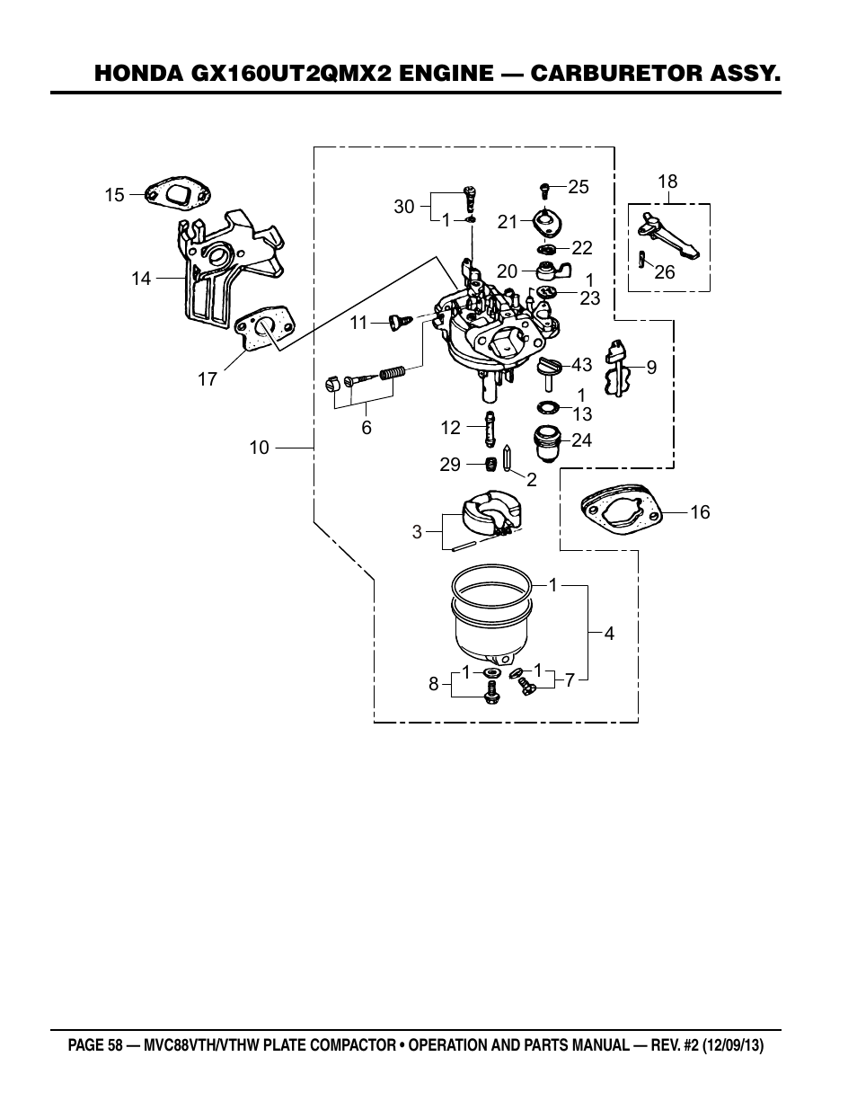 Multiquip MVC88VTHW User Manual | Page 58 / 76