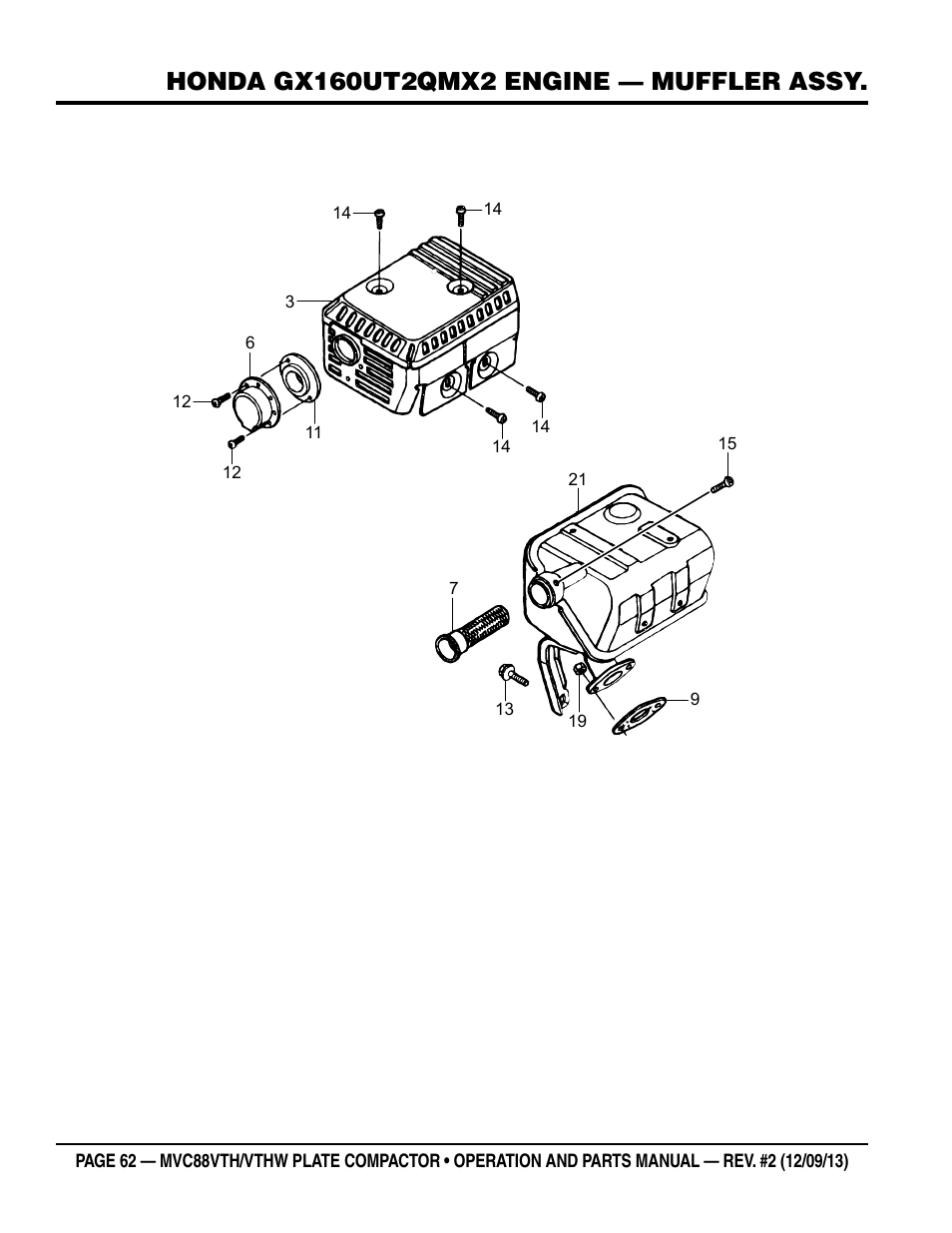 Multiquip MVC88VTHW User Manual | Page 62 / 76