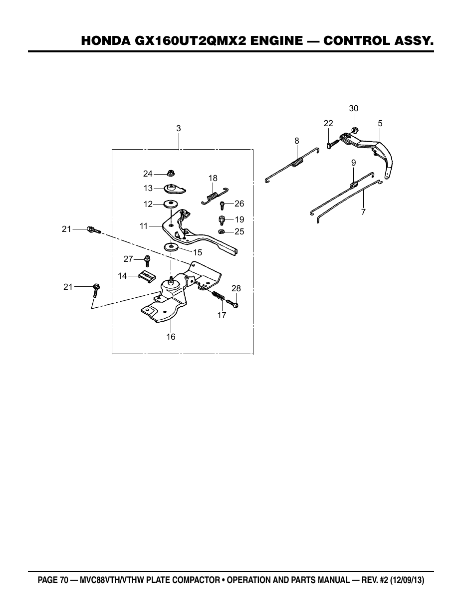Multiquip MVC88VTHW User Manual | Page 70 / 76