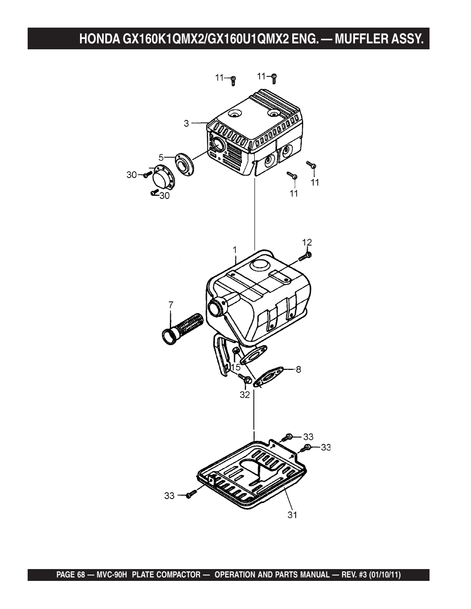 Multiquip MVC90H User Manual | Page 68 / 80