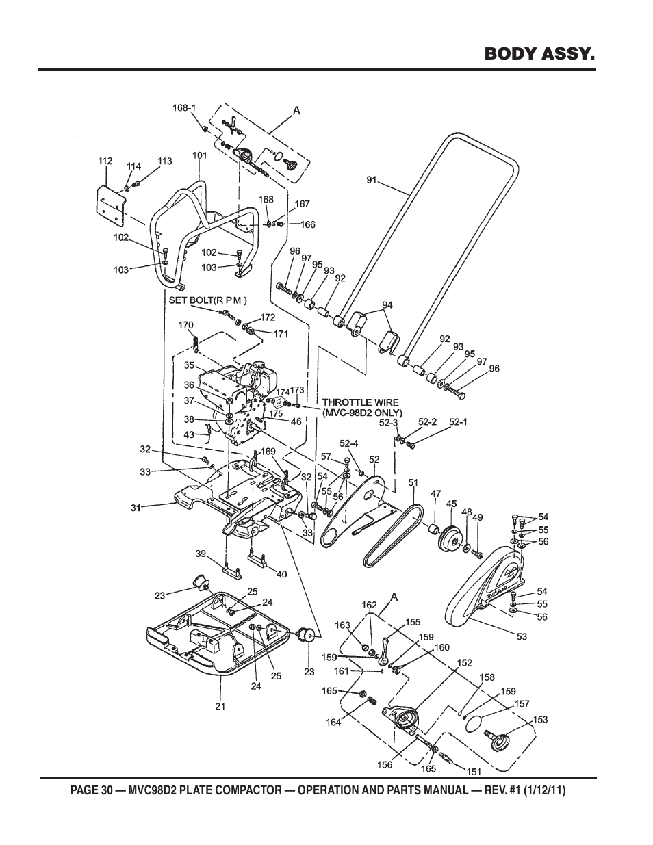 Multiquip MVC98D2 User Manual | Page 30 / 64