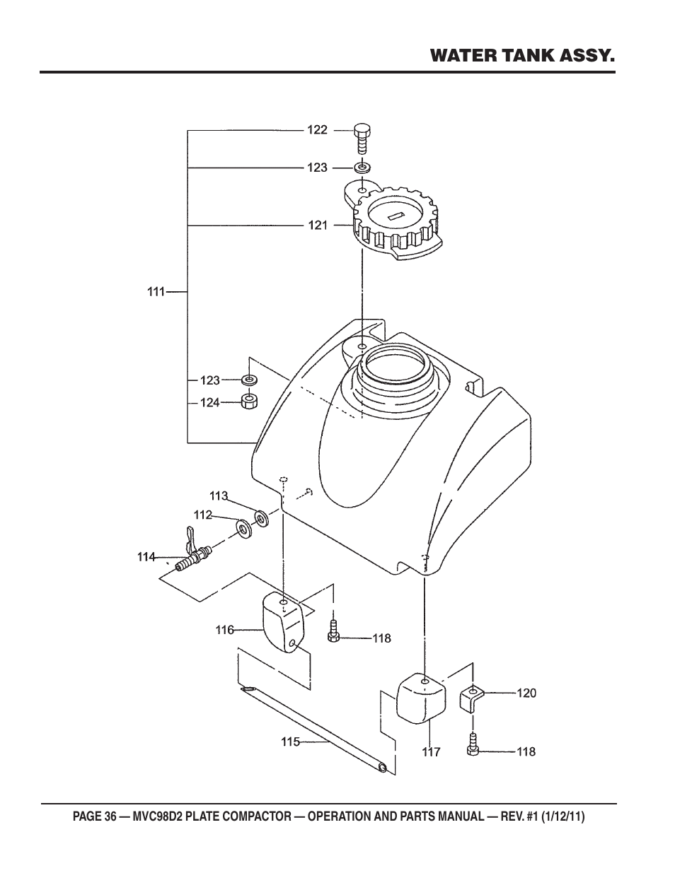 Multiquip MVC98D2 User Manual | Page 36 / 64