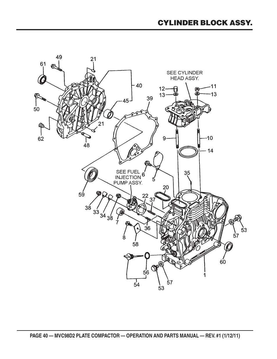Multiquip MVC98D2 User Manual | Page 40 / 64