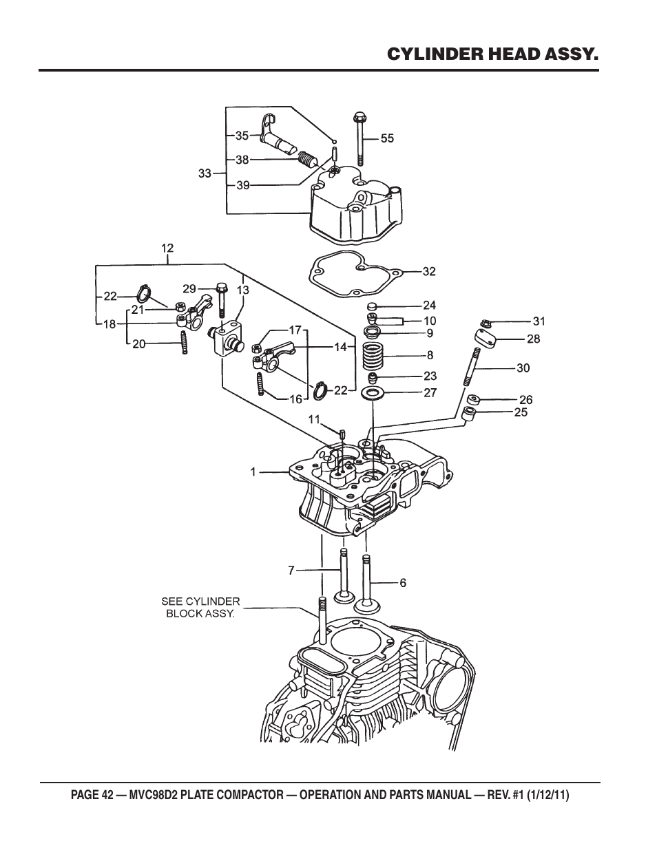 Multiquip MVC98D2 User Manual | Page 42 / 64