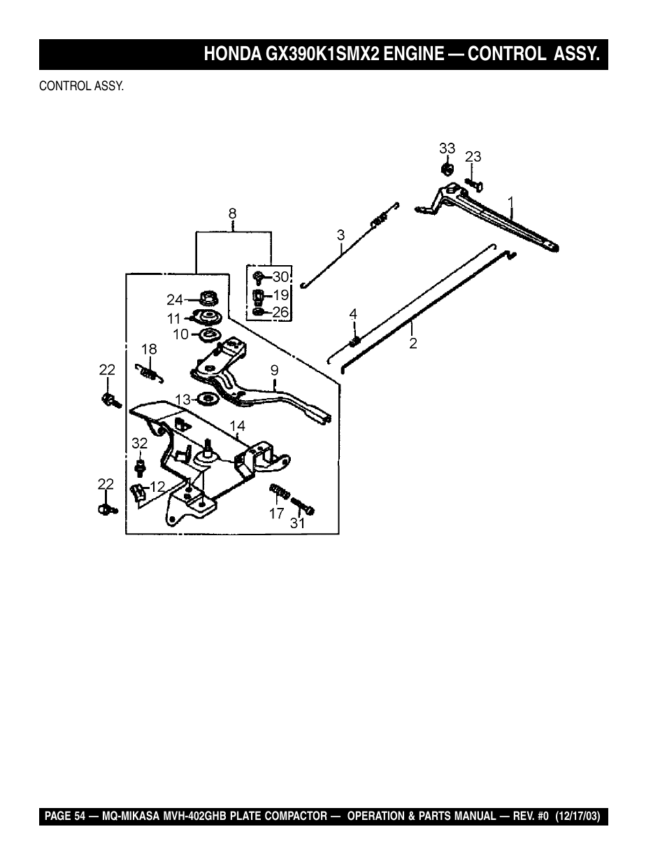 Multiquip MVH402GHB User Manual | Page 54 / 82