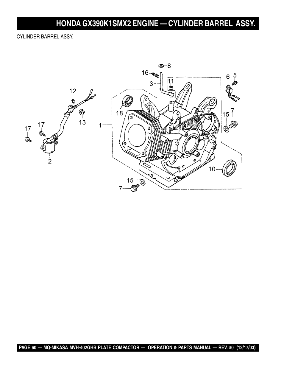 Multiquip MVH402GHB User Manual | Page 60 / 82