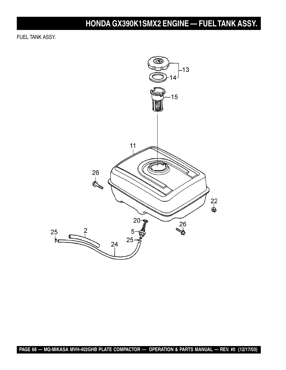Multiquip MVH402GHB User Manual | Page 68 / 82