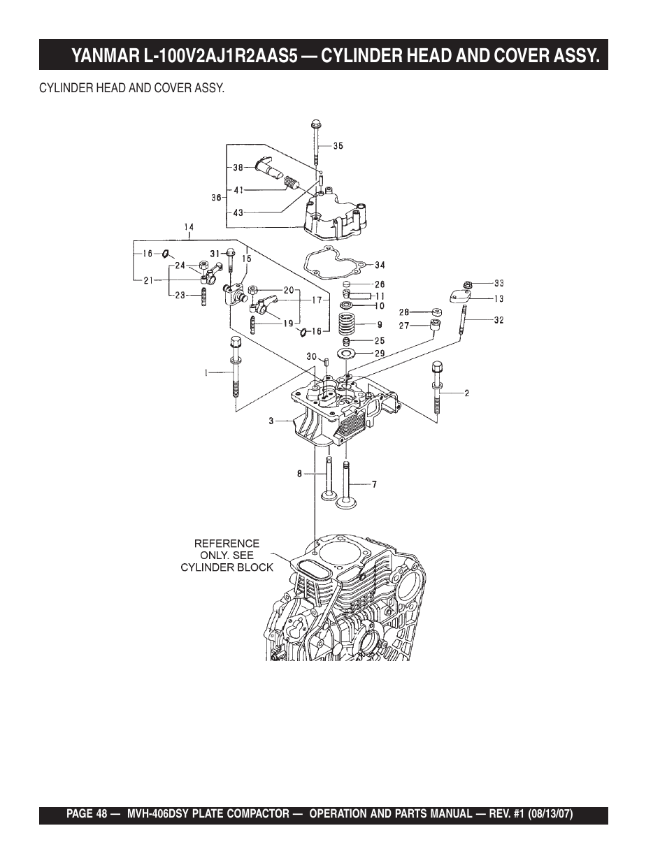 Multiquip MVH406DSY User Manual | Page 48 / 72